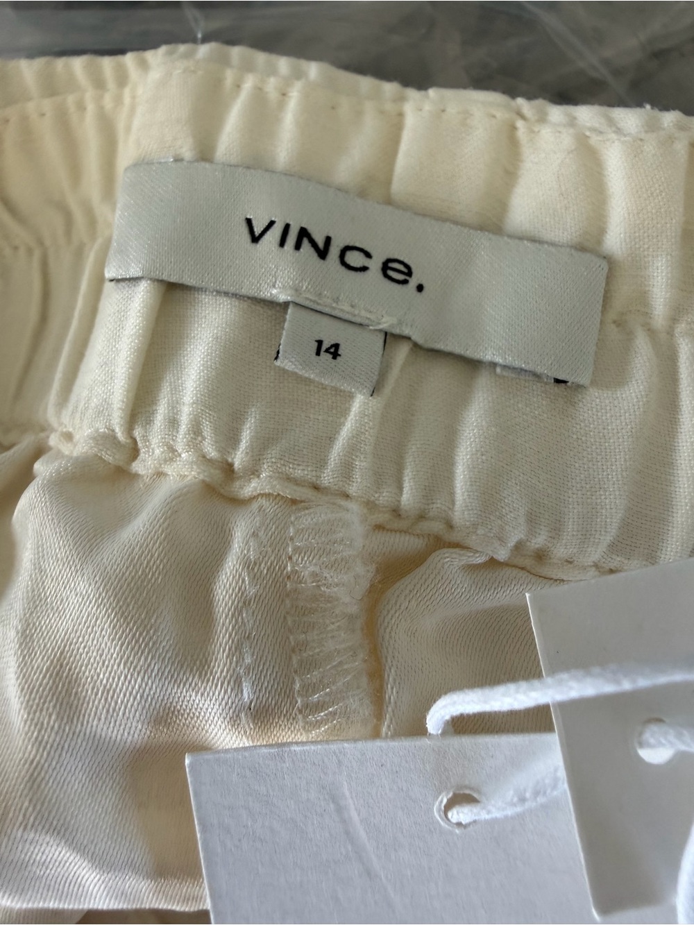 Vince Ivory Bone Wide-Leg Cargo Pants - Picture 6 of 8